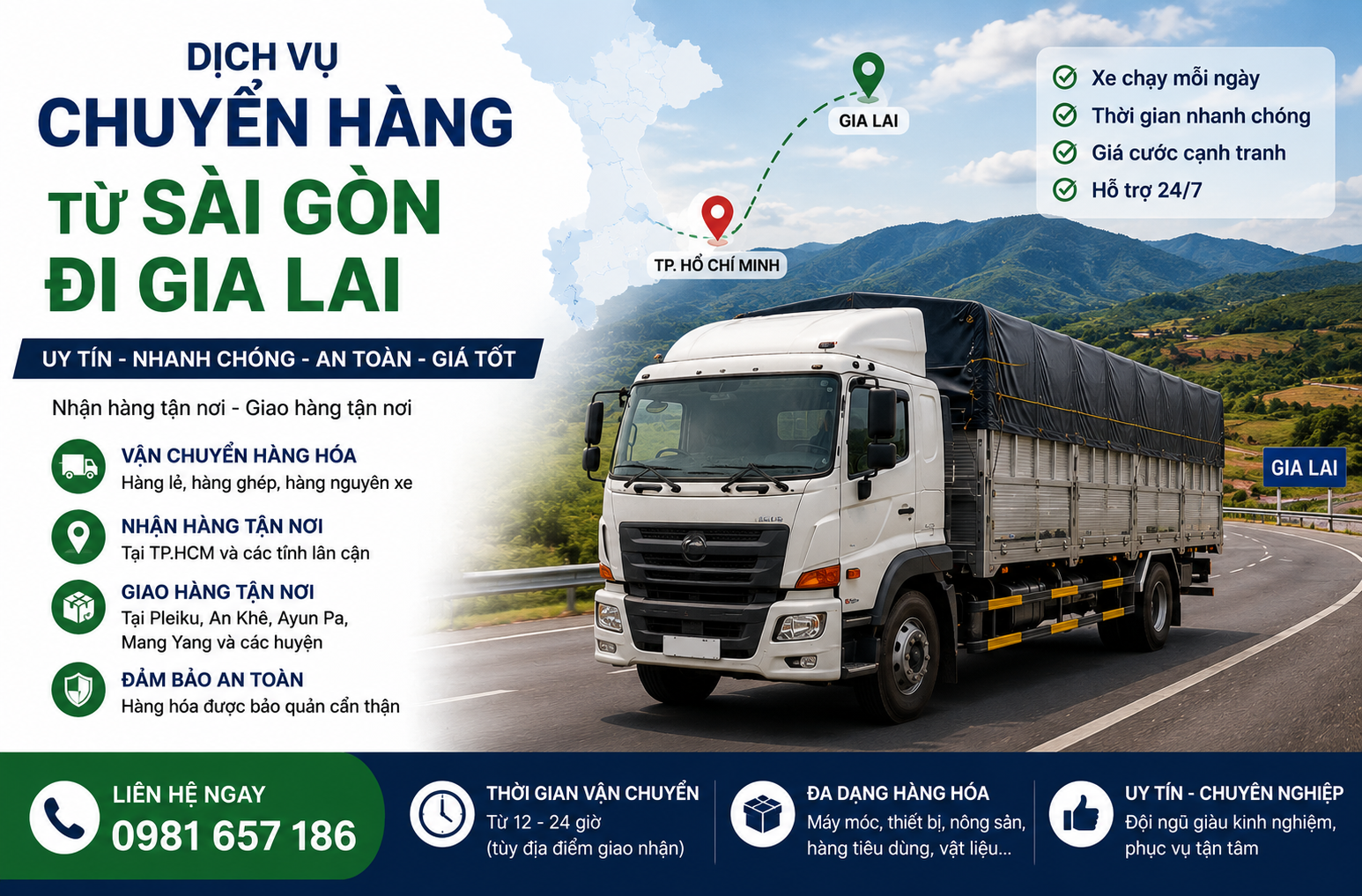chành xe đi gia lai
